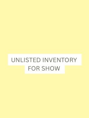 Unlisted inventory for shows